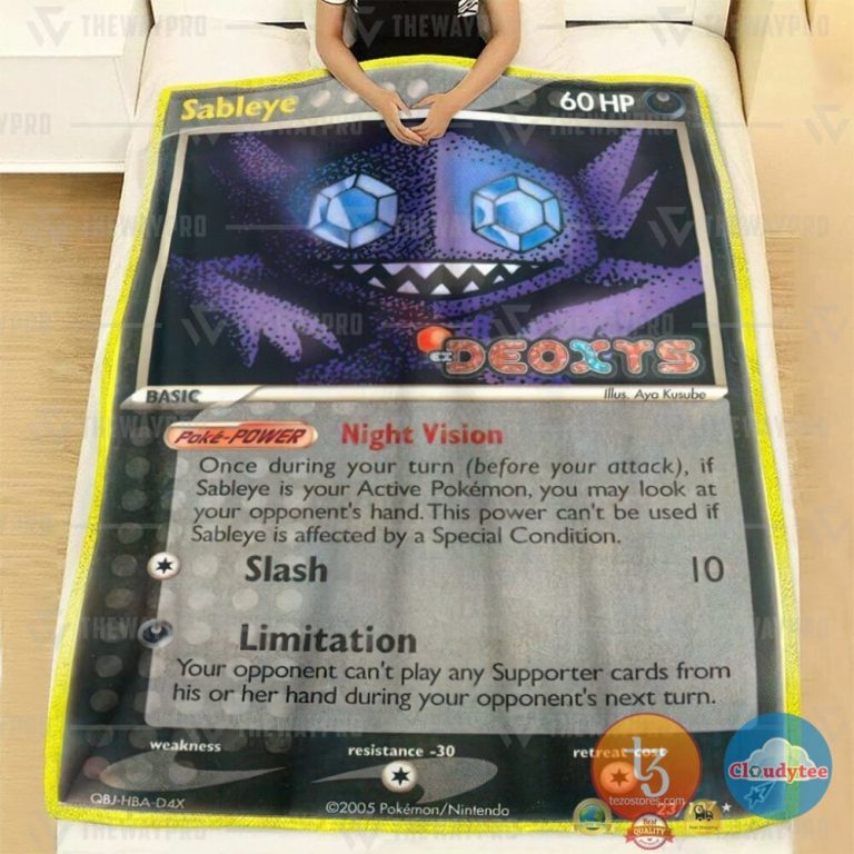 Pokemon-Sableye-Deoxys-Reverse-Holo-Blanket-1