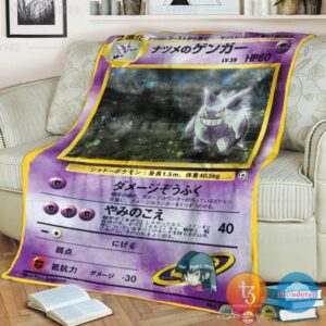 Pokemon Sabrinas Gengar Japanese Ver Blanket
