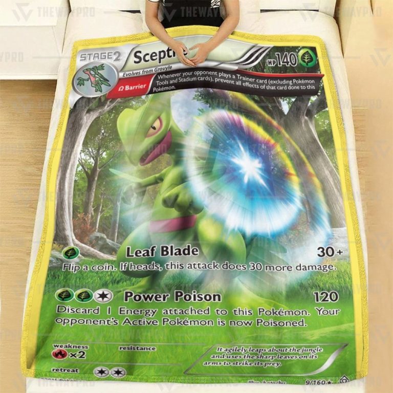 Pokemon-Sceptile-Primal-Clash-Blanket-1