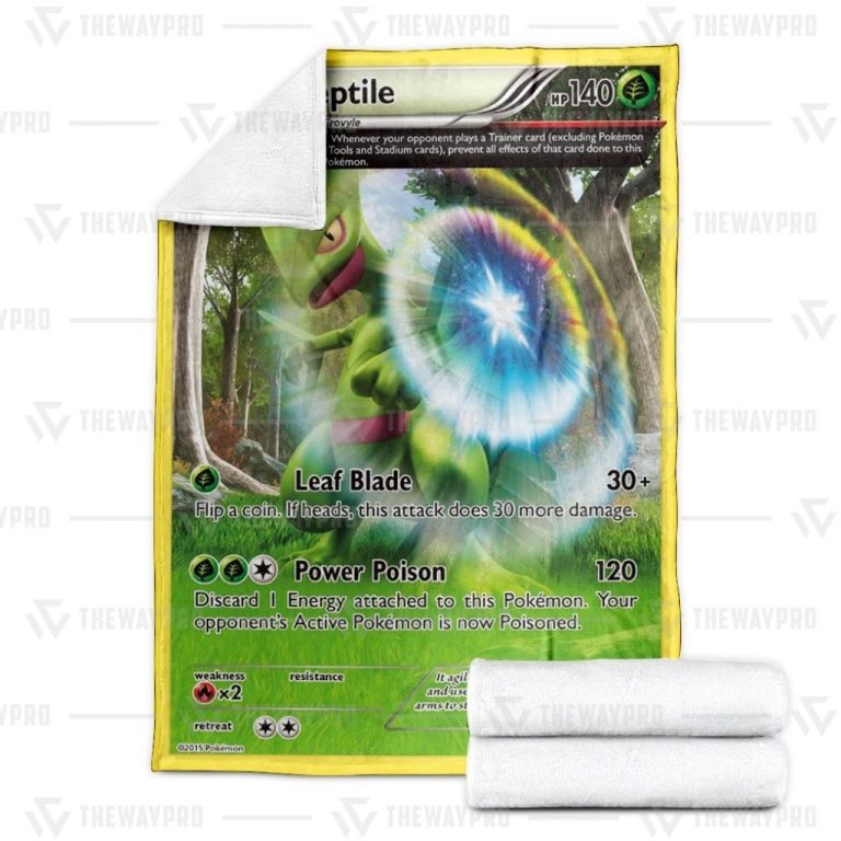 Pokemon-Sceptile-Primal-Clash-Blanket-2