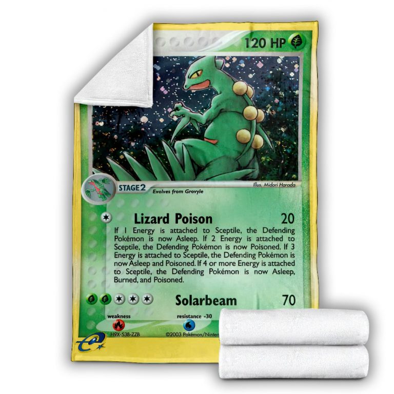 Pokemon-Sceptile-Ruby-Sapphire-Blanket-1