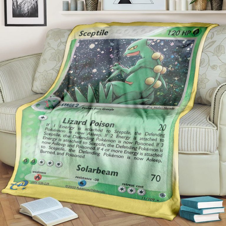 Pokemon-Sceptile-Ruby-Sapphire-Blanket-3