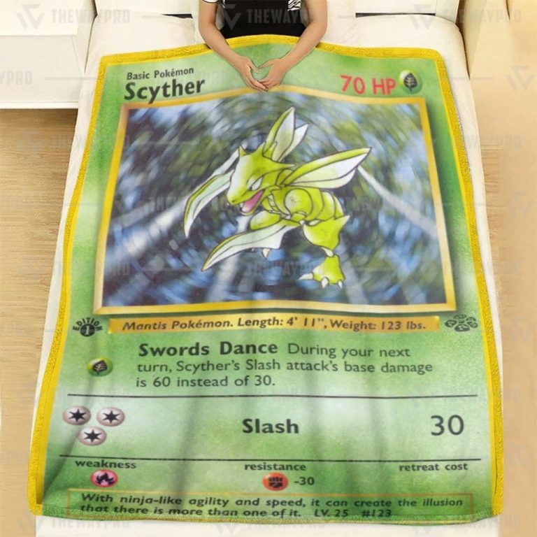 Pokemon-Scyther-1St-Edition-Blanket-1-1