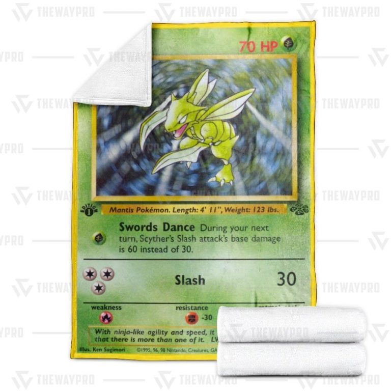 Pokemon-Scyther-1St-Edition-Blanket-2-1