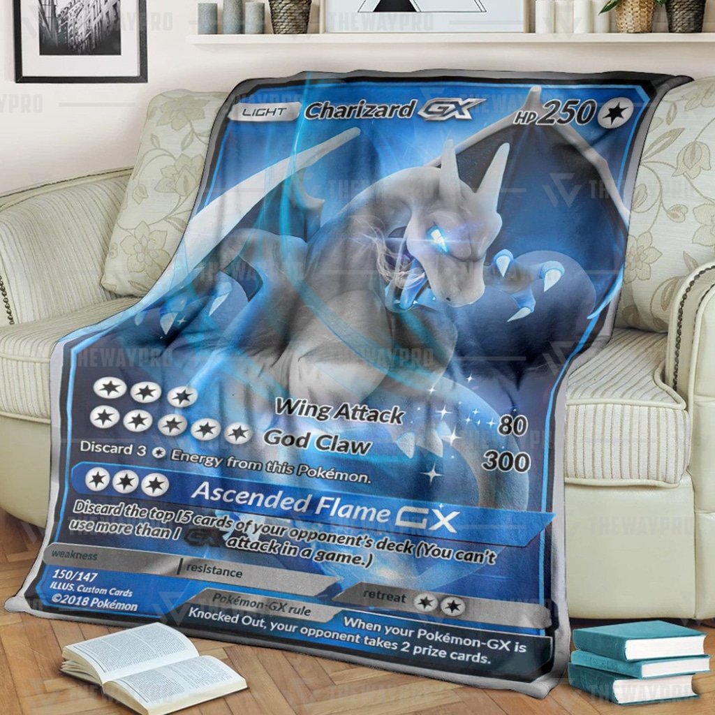 Pokemon Shadow And Light Charizard Gx Blanket Pokemon Shadow And Light Charizard Gx Blanket