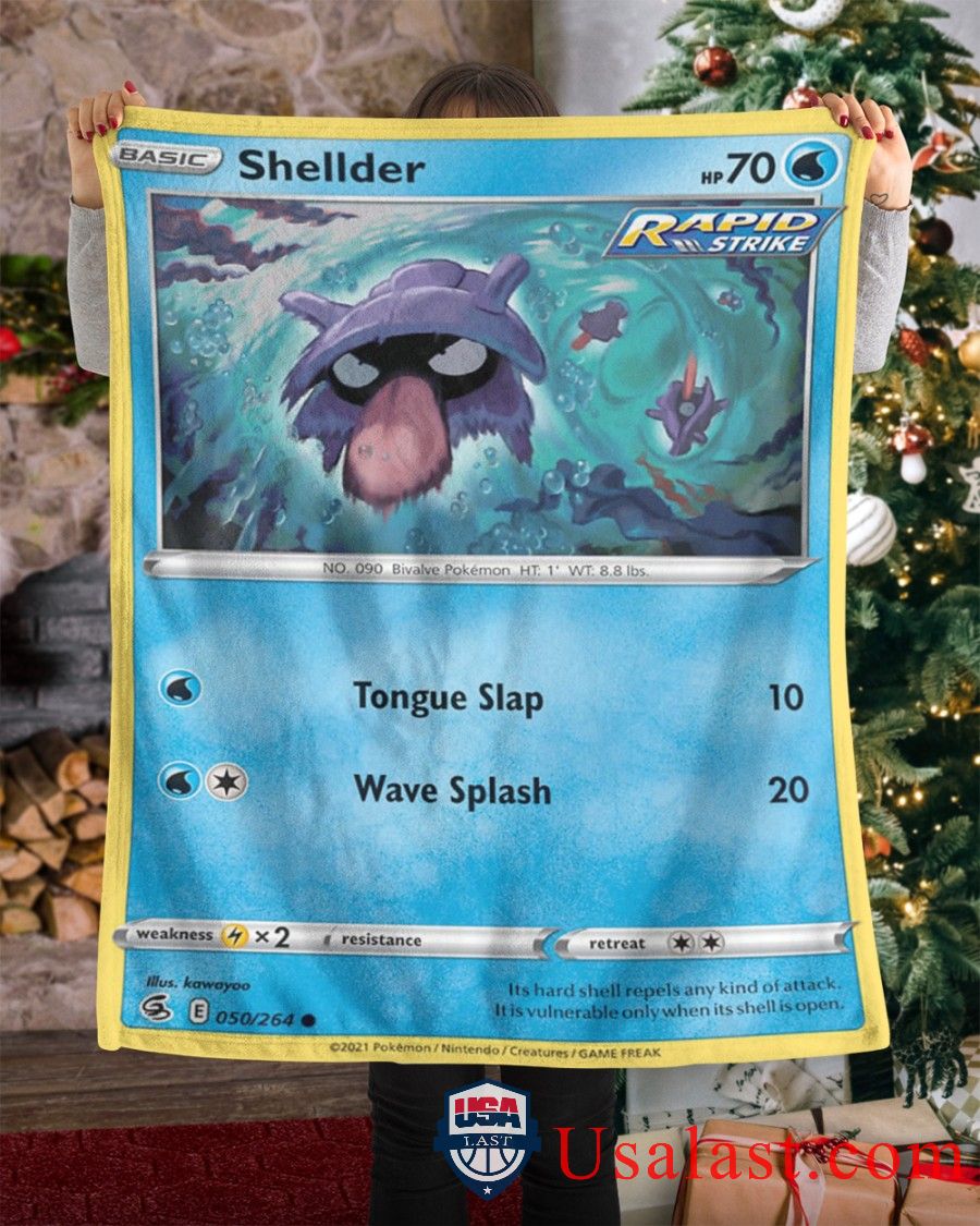 Pokemon Shellder Rapid Strike Blanket Pokemon Shellder Rapid Strike Blanket