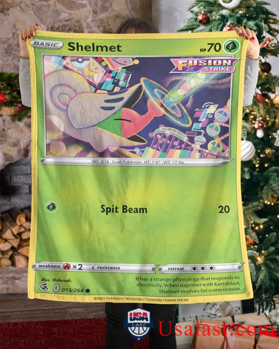 Pokemon Shelmet Fusion Strike Blanket Pokemon Shelmet Fusion Strike Blanket