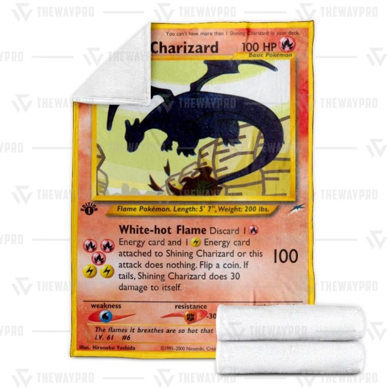 Pokemon-Shining-Charizard-Blanket-2