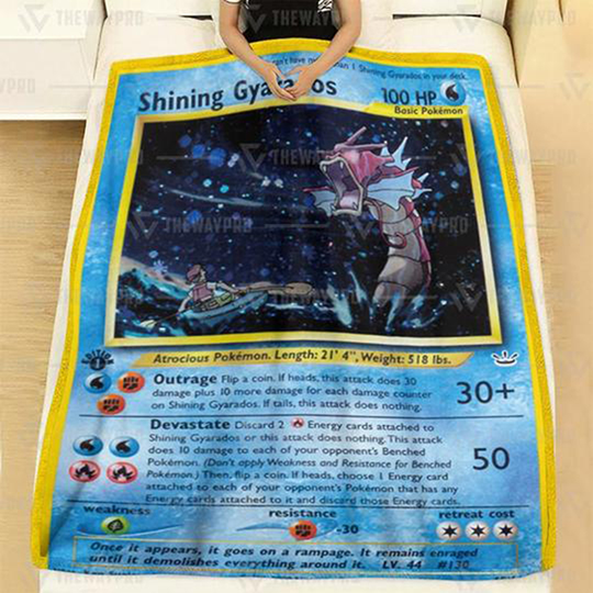Pokemon Shining Gyarados Neo Revelation Blanket Pokemon Shining Gyarados Neo Revelation Blanket