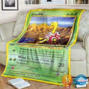 Pokemon Shuckle Neo Genesis Blanket