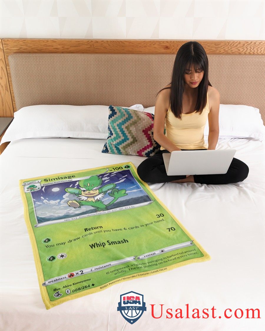 Pokemon-Simisage-Single-Strike-Blanket-3