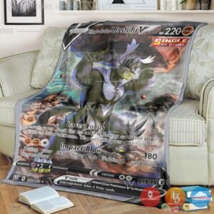 Pokemon Single Strike Urshifu V Battle Styles Blanket