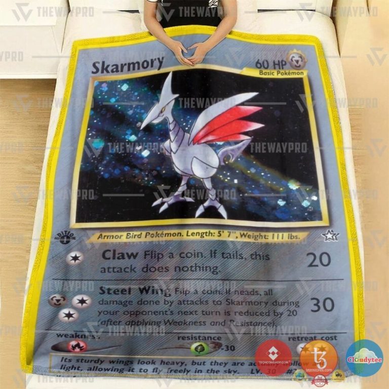 Pokemon-Skarmory-Neo-Genesis-Blanket-2