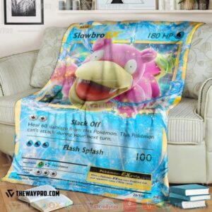 Pokemon Slowbroex Soft Blanket 2