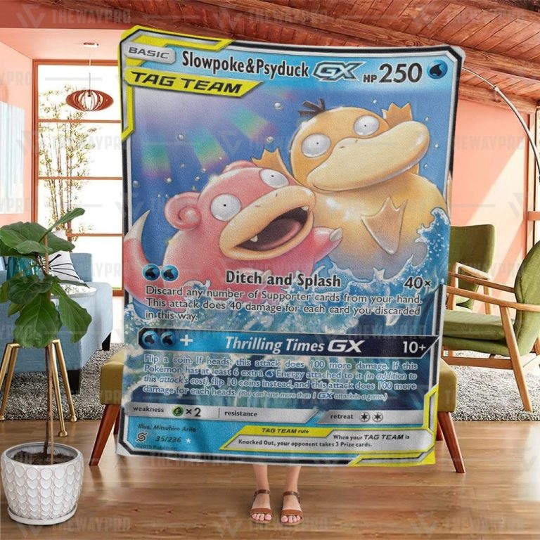 Pokemon-Slowpoke-And-Psyduck-Gx-Unified-Minds-Blanket-3