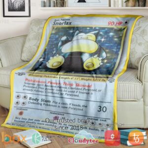Pokemon Snorlax Blanket 4