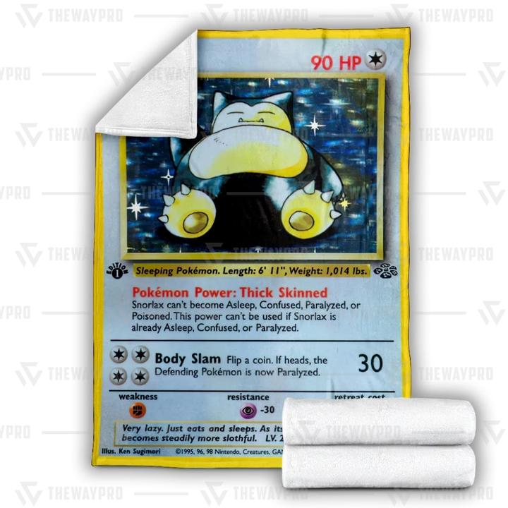 Pokemon Snorlax Blanket Pokemon Snorlax Blanket