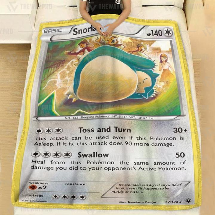 Pokemon-Snorlax-Custom-Blanket-2