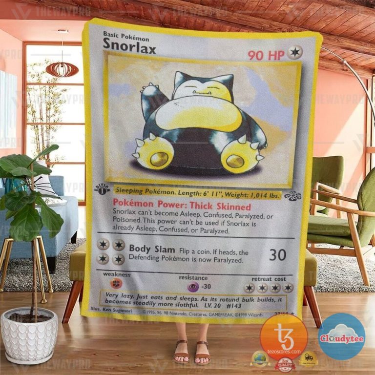 Pokemon-Snorlax-Jungle-Blanket-1