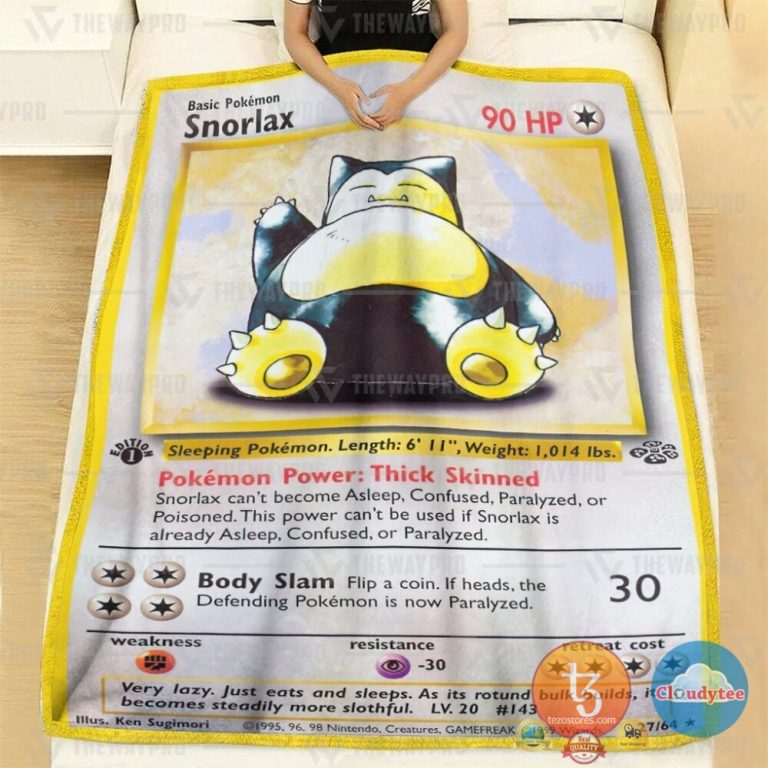 Pokemon-Snorlax-Jungle-Blanket-2