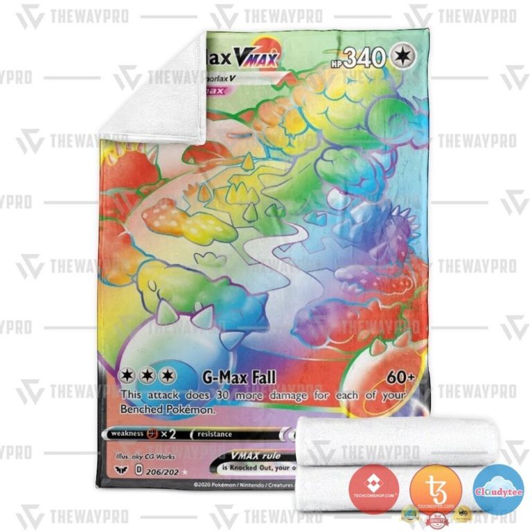 Pokemon-Snorlax-Vmax-Sword-And-Shield-Blanket-2-1