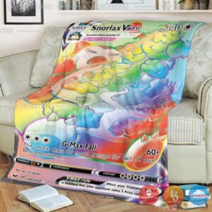 Pokemon Snorlax Vmax Sword And Shield Blanket 2