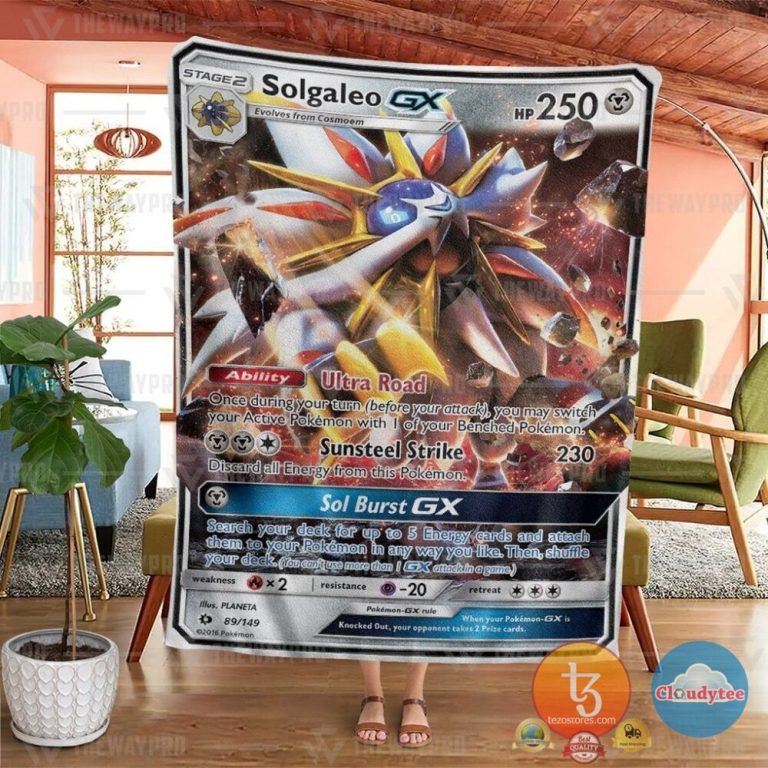 Pokemon-Solgaleo-Gx-Sun-And-Moon-Blanket-1