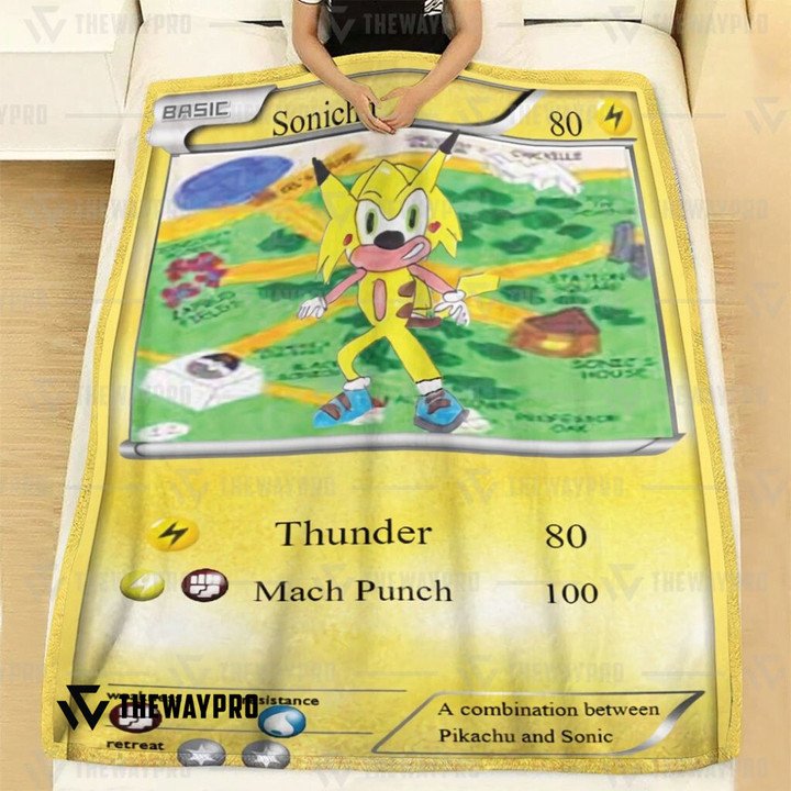 Pokemon-Sonichu-Bedding-Set-And-Quilt-Blanket-1