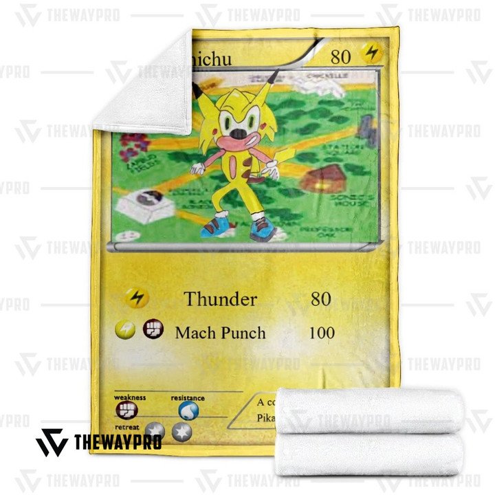 Pokemon-Sonichu-Bedding-Set-And-Quilt-Blanket-2