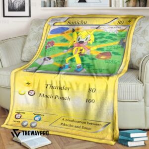 Pokemon Sonichu Bedding Set And Quilt Blanket