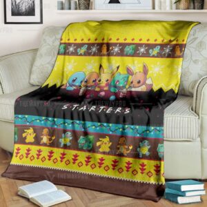 Pokemon Starters Blanket