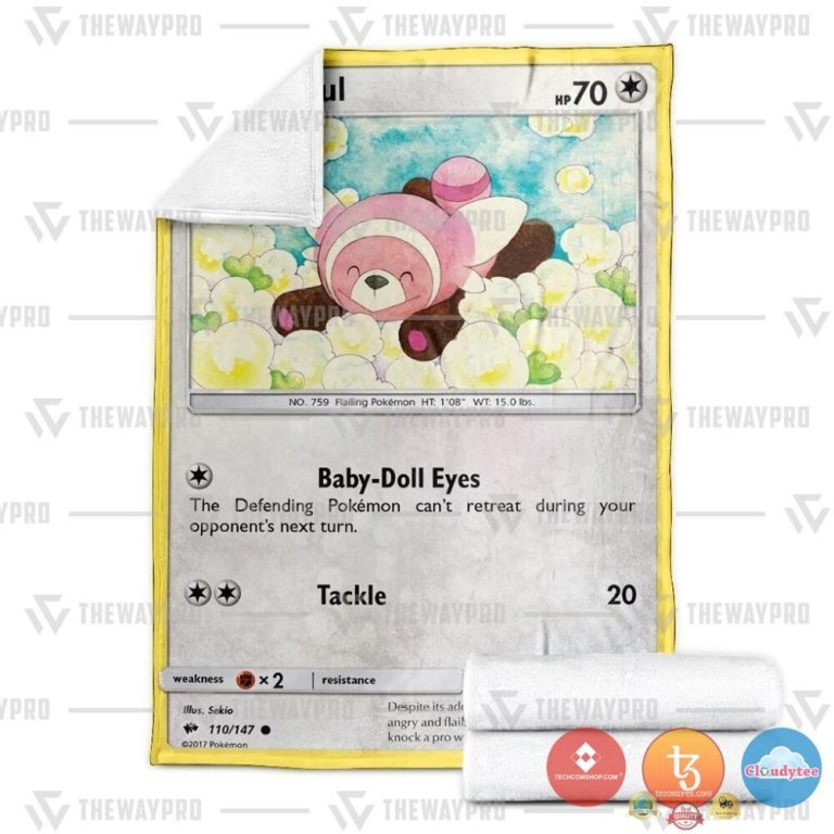 Pokemon-Stufful-Burning-Shadows-Blanket-1-2