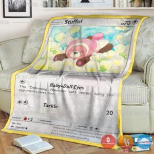 Pokemon Stufful Burning Shadows Blanket 2