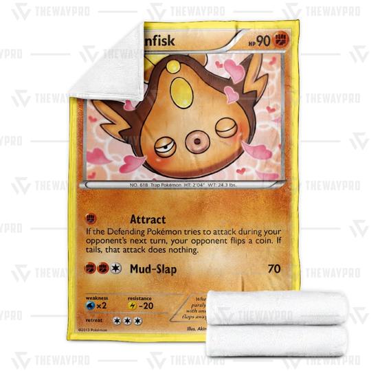 Pokemon-Stunfisk-Legendary-Treasures-Blanket-1
