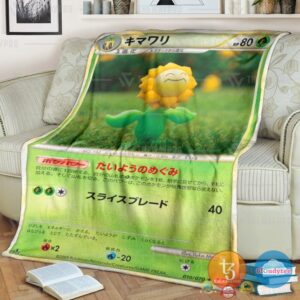 Pokemon Sunflora Blanket