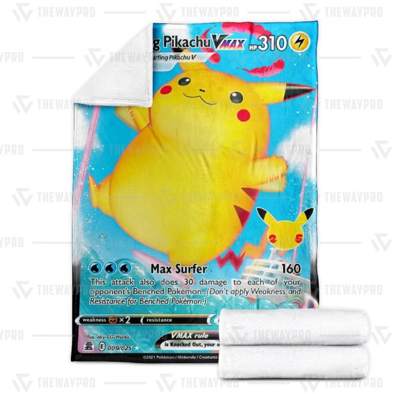 Pokemon-Surfing-Pikachu-Vmax-Blanket-2