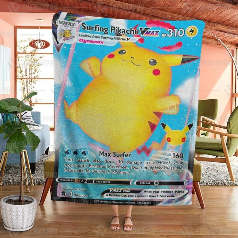 Pokemon-Surfing-Pikachu-Vmax-Blanket-3