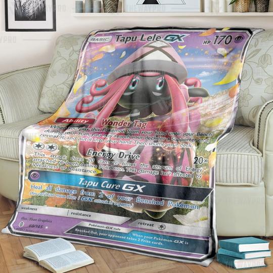 Pokemon Tapu Lele Gx Guardians Rising Blanket Pokemon Tapu Lele Gx Guardians Rising Blanket