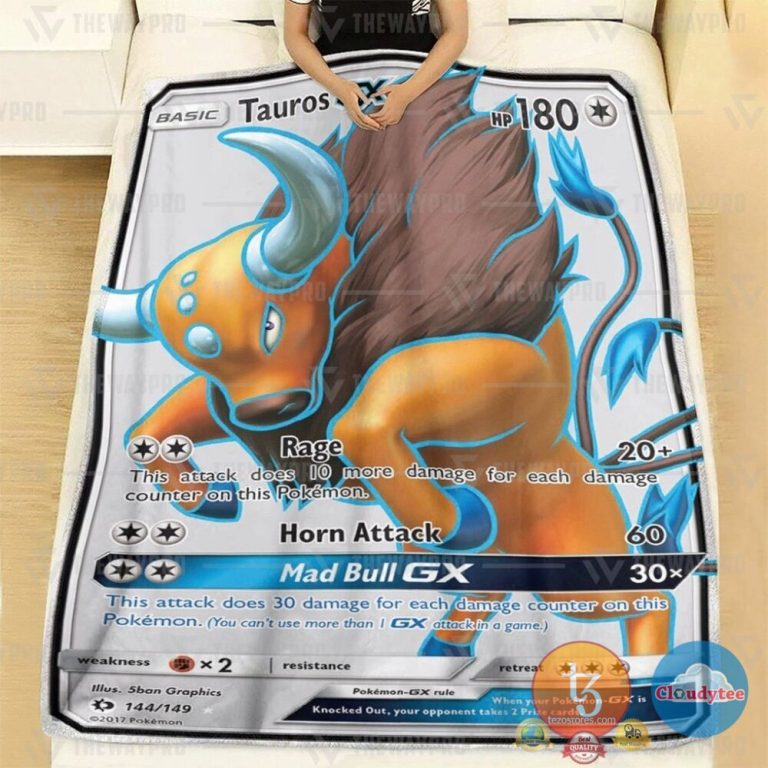 Pokemon-Tauros-Gx-Sun-And-Moon-Blanket-2