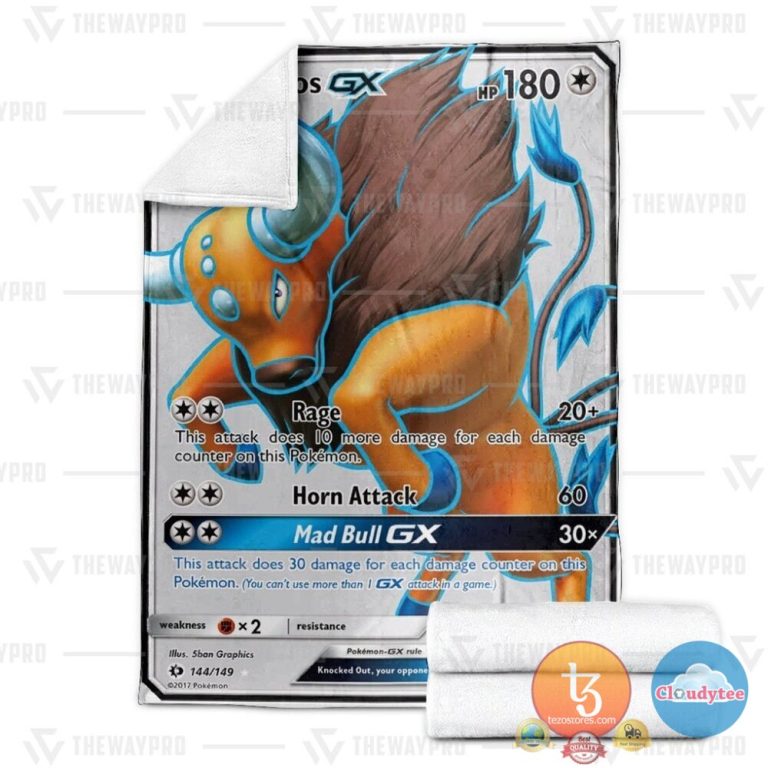 Pokemon-Tauros-Gx-Sun-And-Moon-Blanket-3