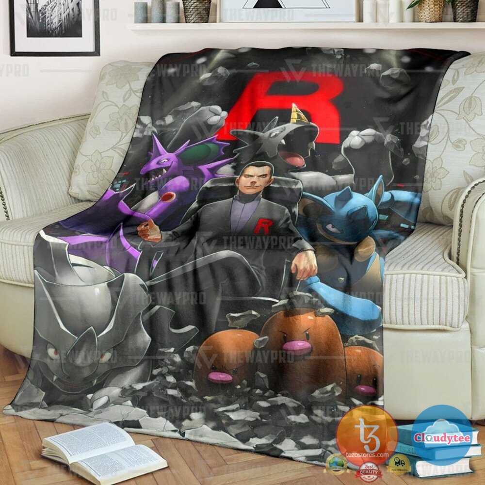 Pokemon Team Rocket Leader Blanket Pokemon Team Rocket Leader Blanket
