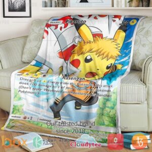 Pokemon The Seventh Hokage Pikaruto Blanket