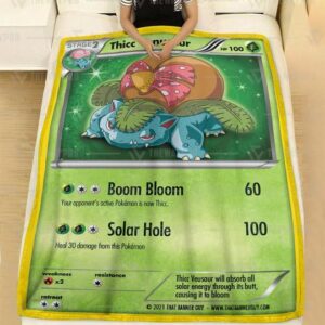 Pokemon Thicc Venusaur Blanket