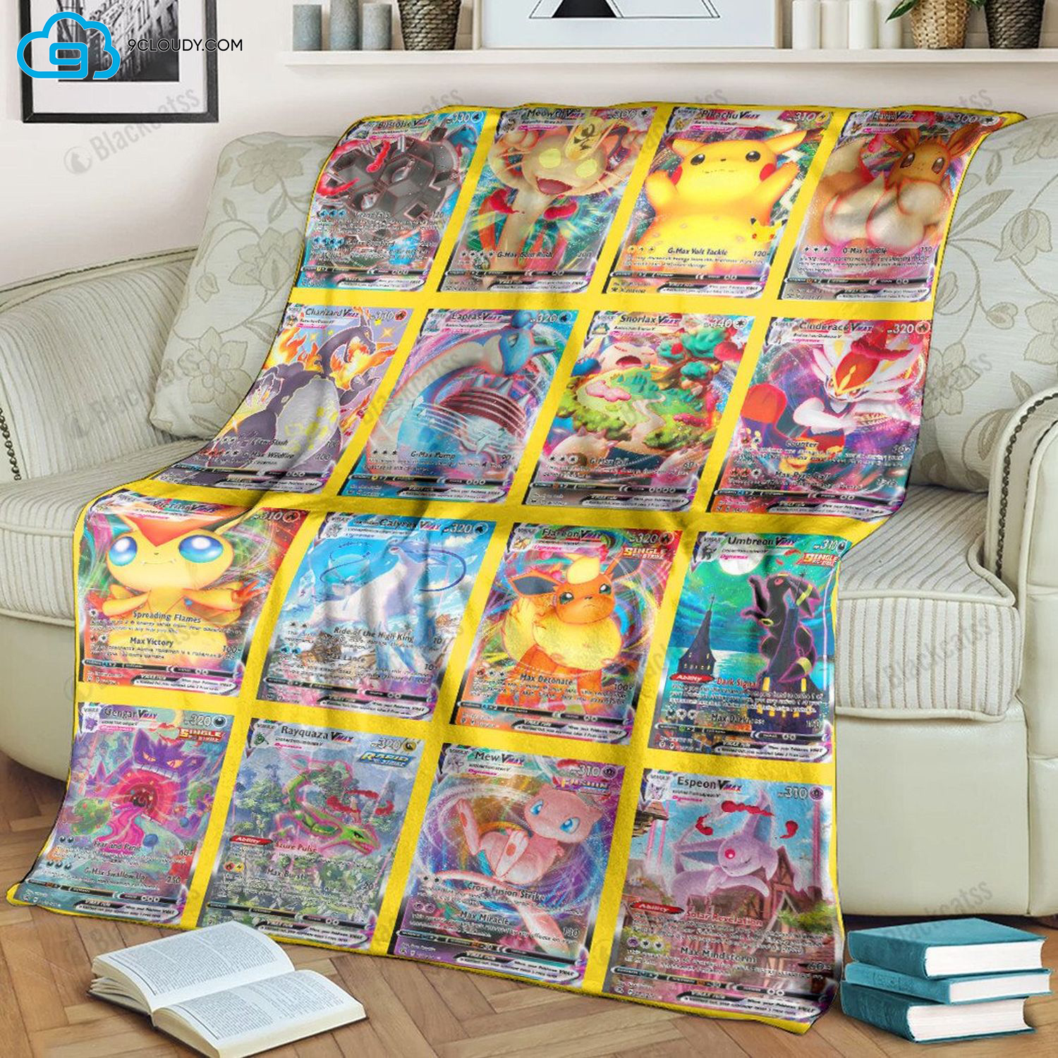 Pokemon Trading Card Game Soft Blanket Pokemon Trading Card Game Soft Blanket
