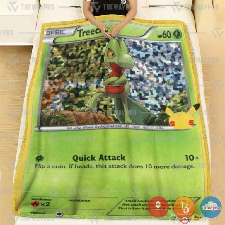 Pokemon-Treecko-Holo-Blanket-1-1