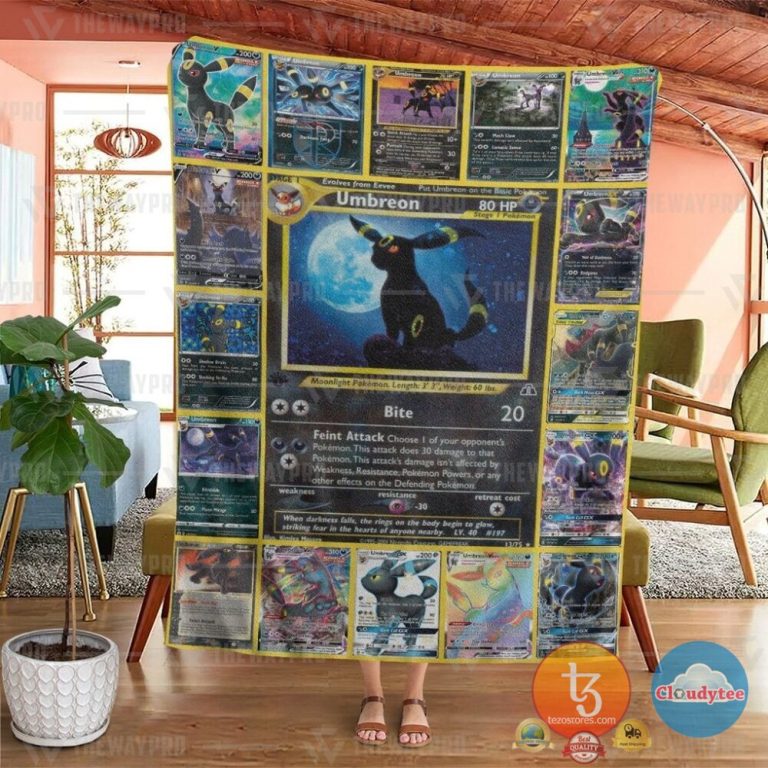 Pokemon-Umbreon-Cards-Blanket-1