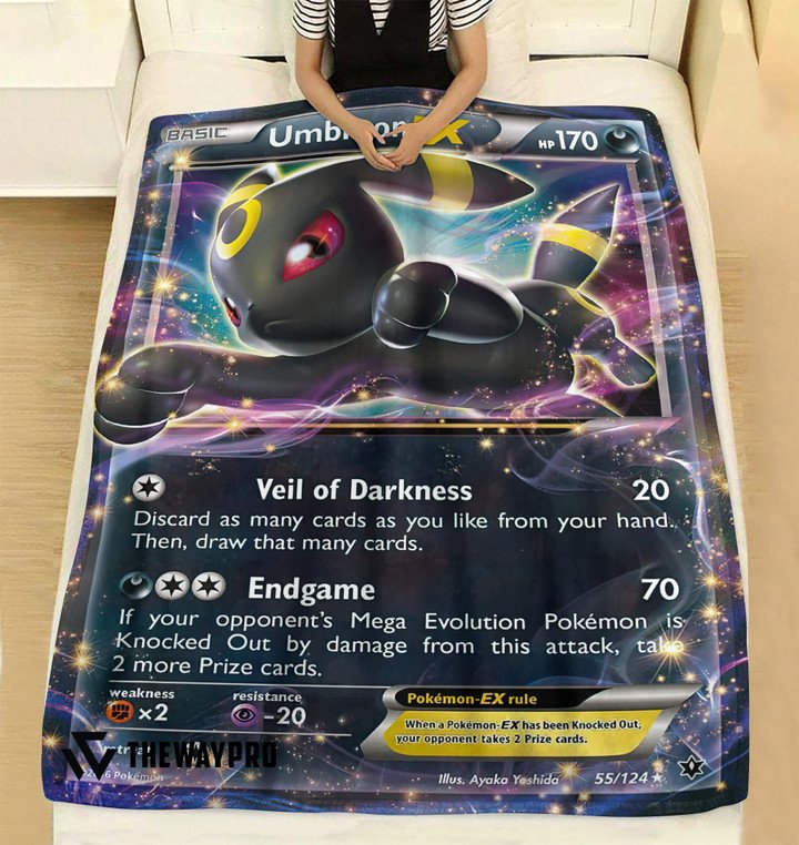 Pokemon-Umbreon-Ex-Bedding-Set-And-Quilt-Blanket-1