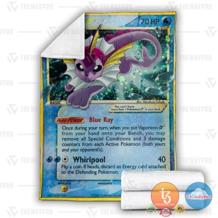 Pokemon-Vaporeon-Gold-Star-Blanket-2