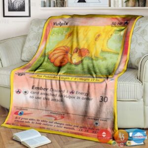 Pokemon Vulpix 1St Edition Blanket