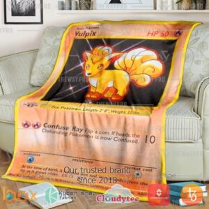 Pokemon Vulpix Base Set Blanket 2